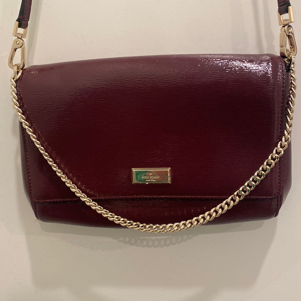 Kate Spade Leather Crossbody w/ interchangeable strap - excellent condition